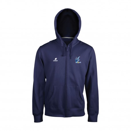 Sweat zippé Marine BOURBON LANCY RUGBY