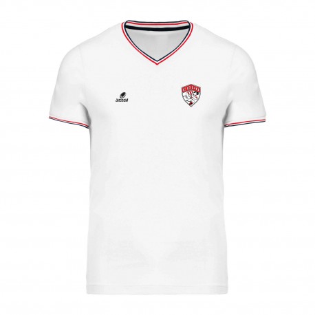 Tee-shirt Col V Homme Blanc COPO RUGBY