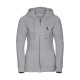 Sweat zippé Femme BRISBANE Gris