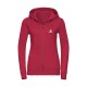 Sweat zippé Femme BRISBANE Rouge