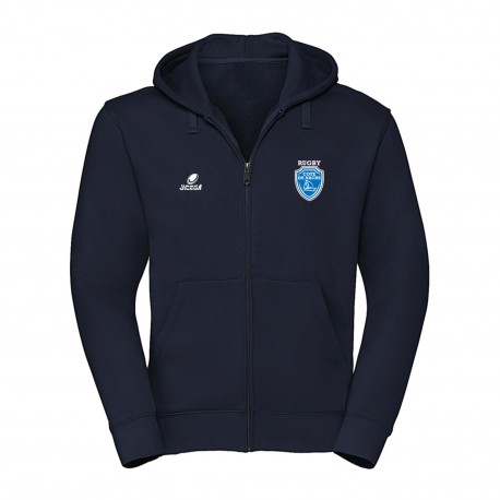 Veste zippée BRISBANE Marine RUGBY COTE DE NACRE