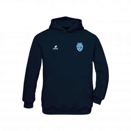 Sweat capuche Enfant Marine COTE DE NACRE RUGBY