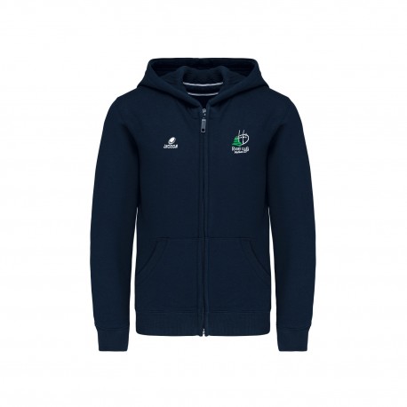 Sweat zippé à capuche ATHOL Enfant RCP 25 Marine