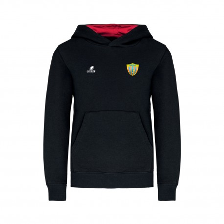 Sweat capuche CORK Enfant RUGBY CLUB FAVERGES Noir