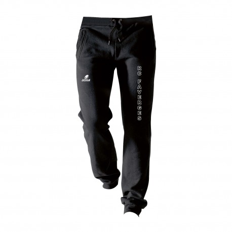 Pantalon Jogging ARIA Adulte RUGBY CLUB FAVERGES Noir