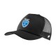 Casquette trucker WELLS Noir RUGBY COTE DE NACRE