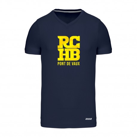 Tee-shirt BRISTOL col V Homme RUGBY CLUB HAUTE BRESSE