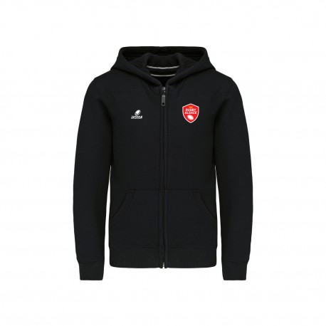 Sweat zippé à capuche ATHOL Enfant ALSACE RUGBY