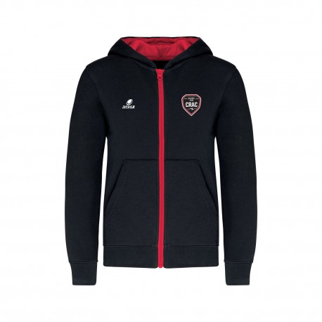 Veste zippée à capuche CORK Enfant CRAC OSSEY MARIGNY RUGBY