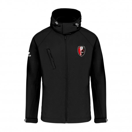 Veste Softshell NEWPORT à capuche Homme AS TOURNUS RUGBY