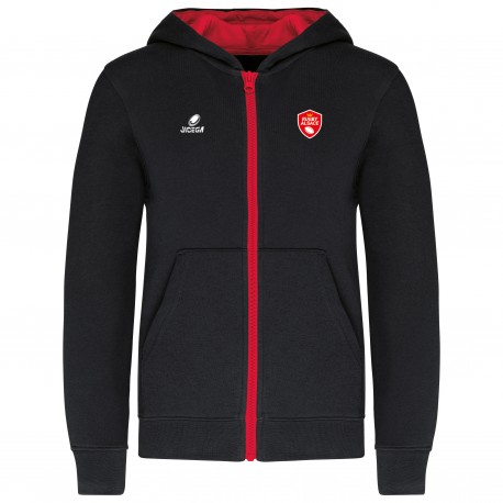 Veste zippée à capuche CORK Enfant ALSACE RUGBY