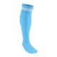 Chaussettes Rugby PRO 2 filets Ciel/blanc