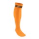 Chaussettes Rugby PRO 2 filets Orange/noir