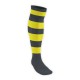 Chaussettes Rugby PRO cerclées Noir/Jaune